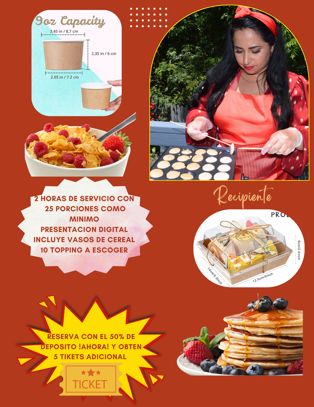 RENTA DE CARRITOS PARA EVENTOS  (cake bar )