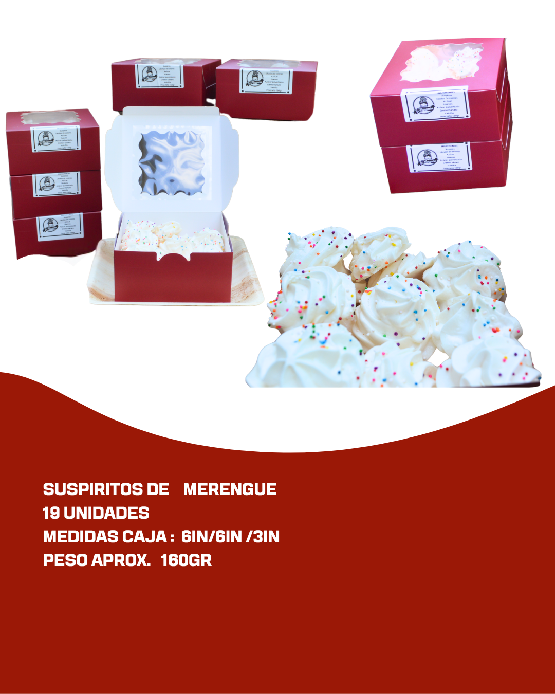 suspiros de merengue